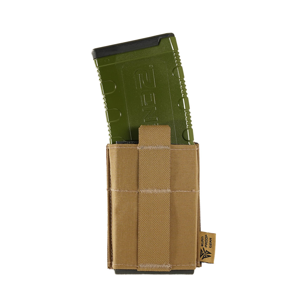 BPG Single Rifle Mag Pouch - Coyote Brown - Amend2 Mag in NOT Included